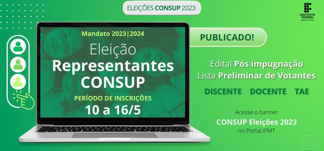 Divulgadas listas preliminares de votantes para a Eleição do Conselho Superior